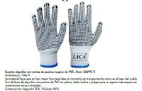 GUANTE JAPONES  CON PUNTOS PVC T-9							